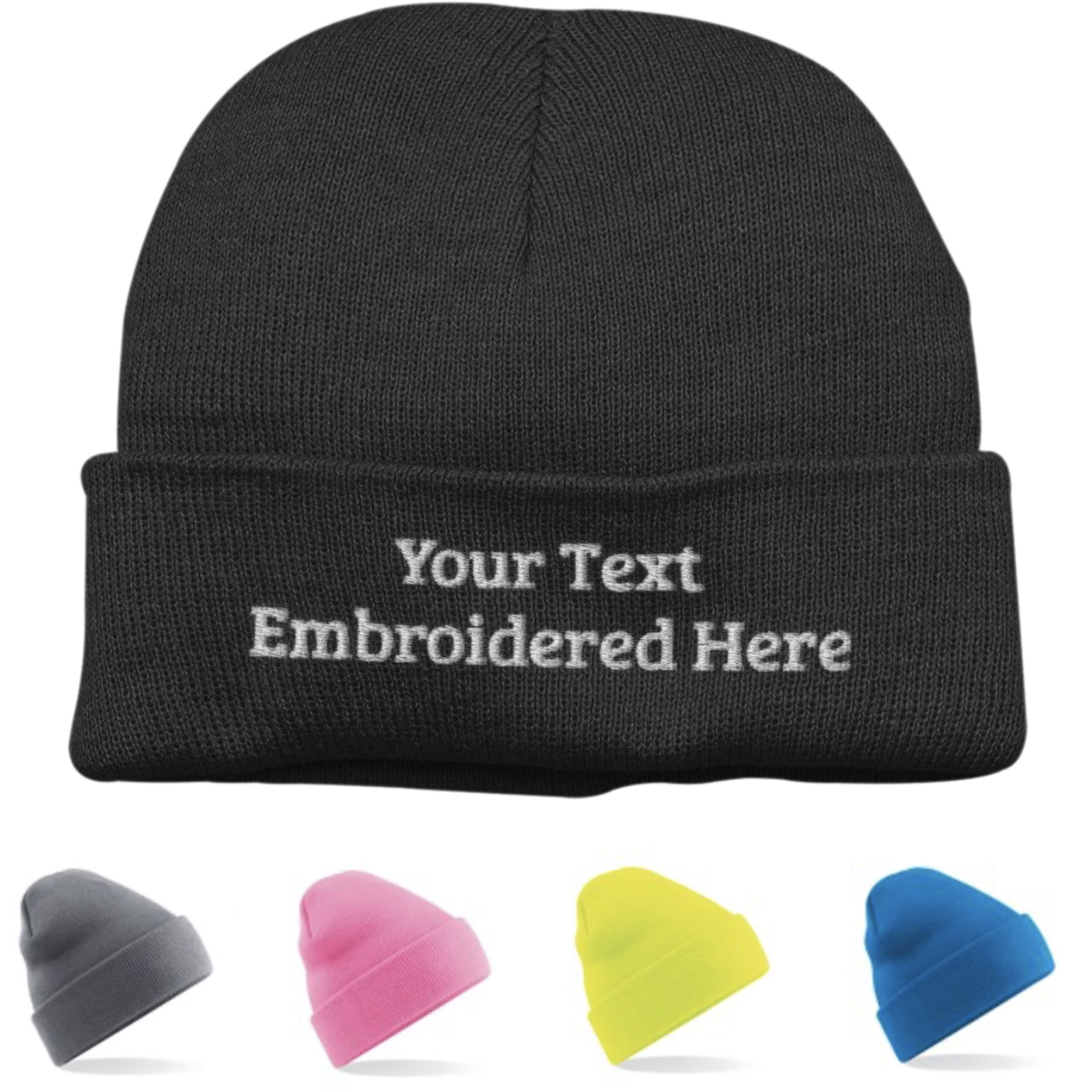 Embroidered Beanie