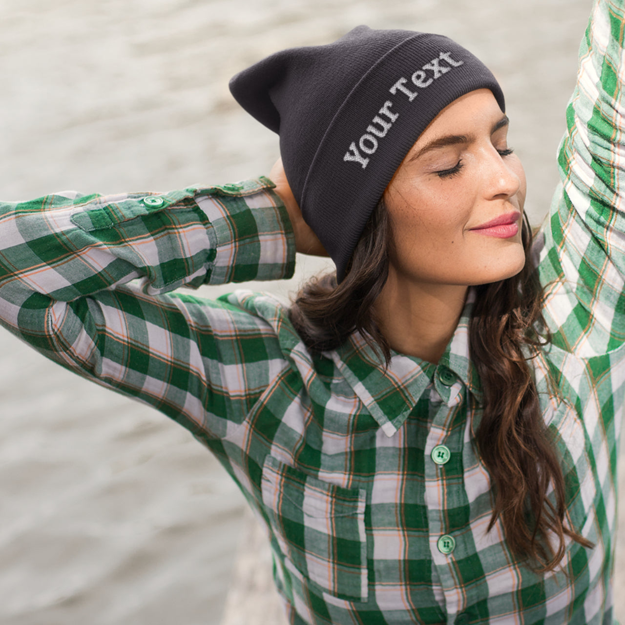 Embroidered Beanie